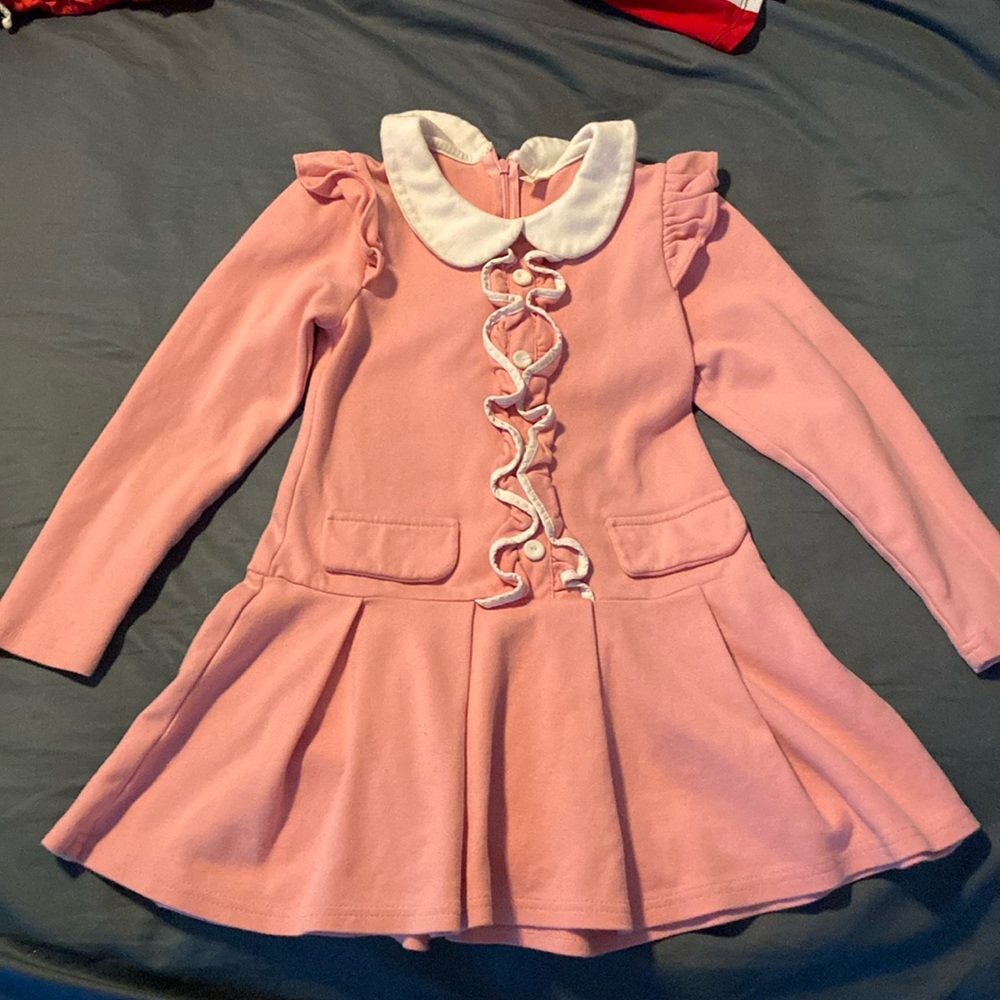 Puella Flo Pink Ruffle dress, size 5/6